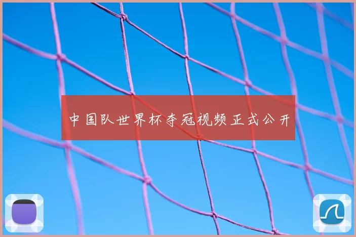 中国队世界杯夺冠视频正式公开