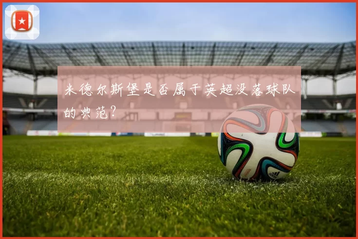米德尔斯堡是否属于英超没落球队的典范？